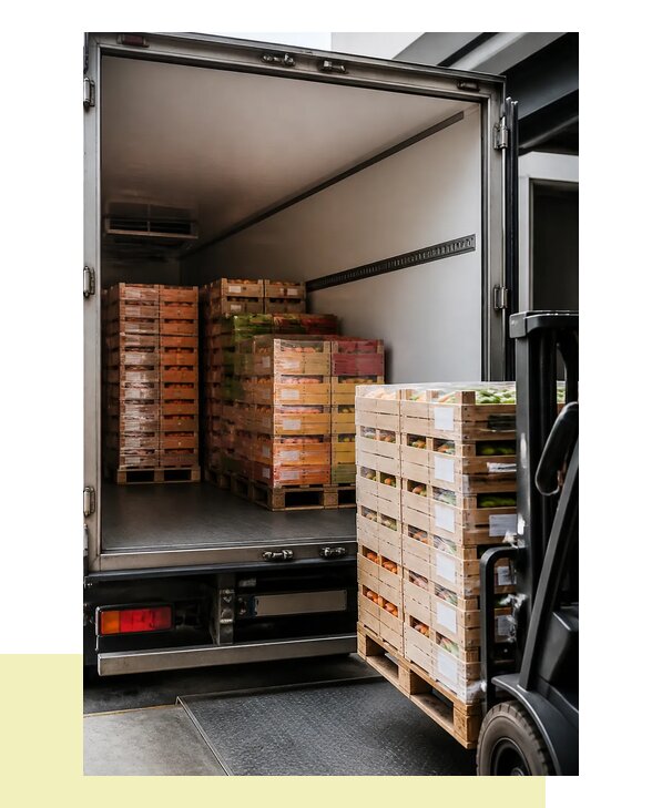 Перевозка сельхозпродукции на паллетах с доставкой в Великого Устюг